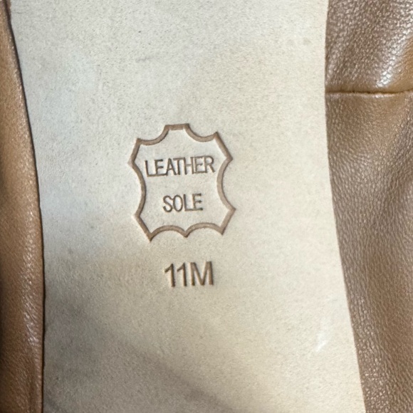 TORY BURCH Jolie Leather 75mm Pump Block Heel in Royal Tan 11 - Picture 10 of 12